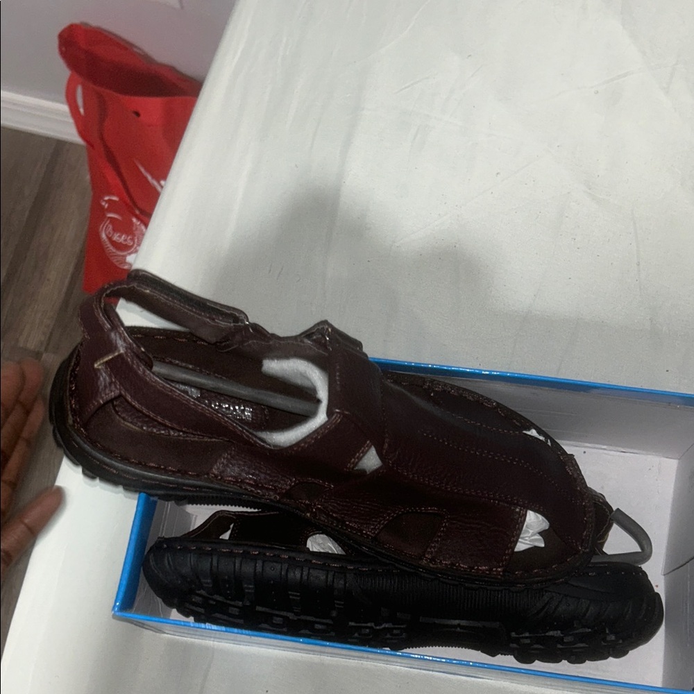 Men's Brown Leather Sandals